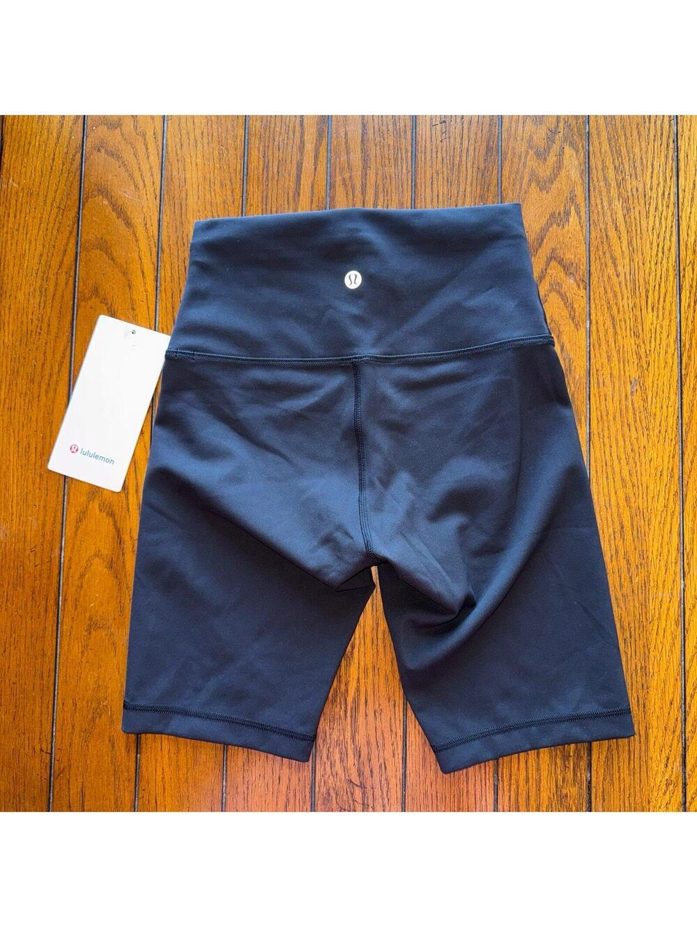 Lululemon Wunder Train Short High Rise 8” Black Size 4 NWT